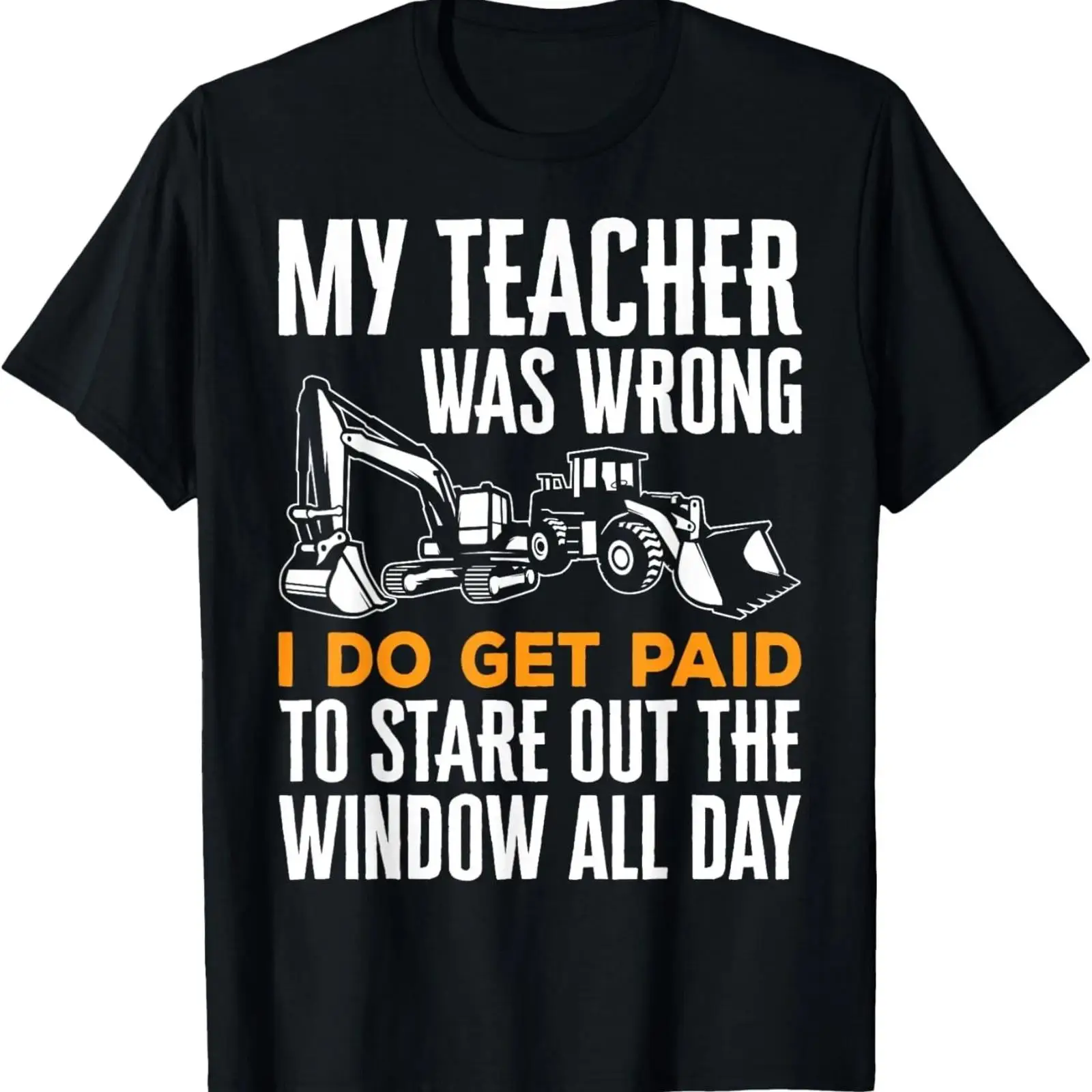 Kaos dengan gambar operator al - Heavy Equipment Washing ulasan dan harga